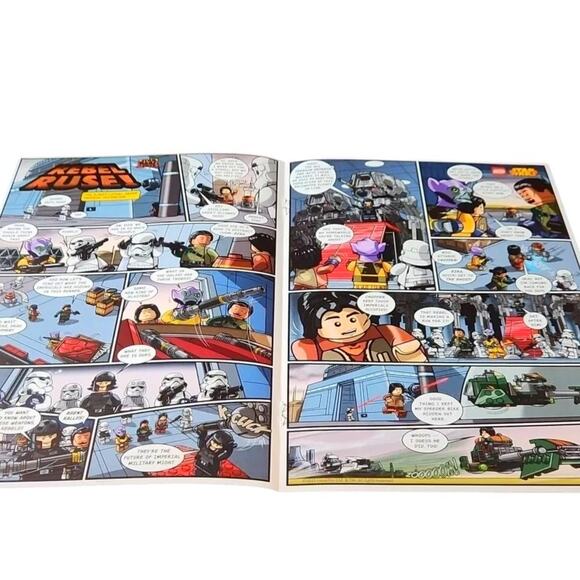 2015 SDCC Exclusive Lego Star Wars The Rebels Strike Back Comic, WREN, NM 9.4 - Picture 4 of 7